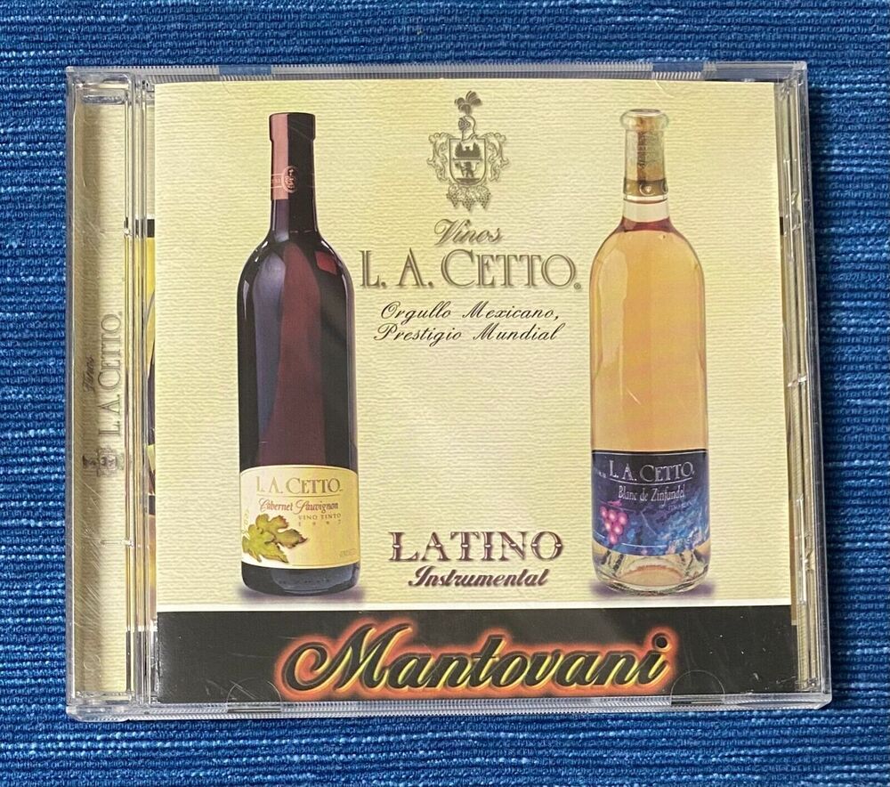 Mantovani Vinos L.A. Cetto Latino Instrumental Music CD Mastereo 960A